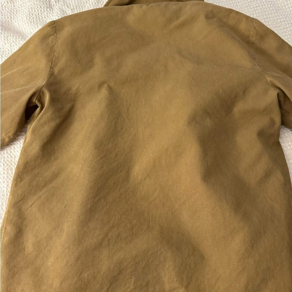 Burberrys® Beige Tan Check Lined Coat Label Detail - Picture 5 of 5